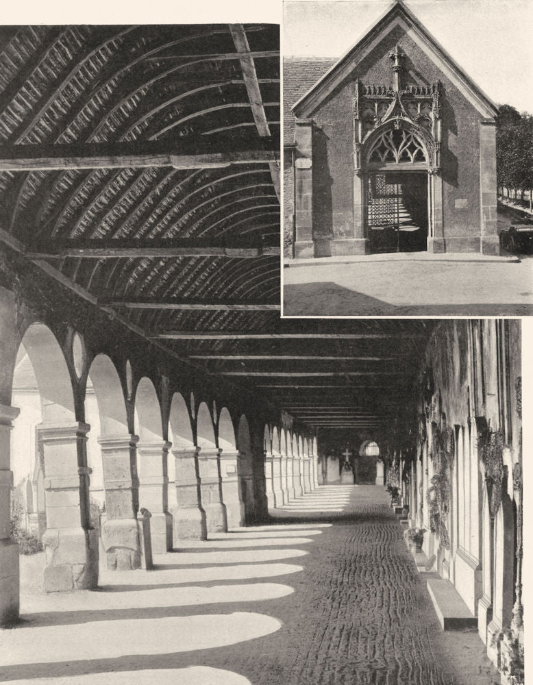 YVELINES. Le cimetière et la porte du cloitre de Montfort- I'Amaury.  1902